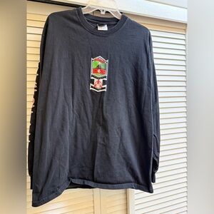 Vintage Star Trek Black Long Sleeve Graphic Shirt Women’s Unisex Sz Large
